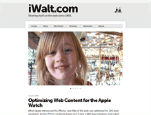 Tablet Screenshot of iwalt.com